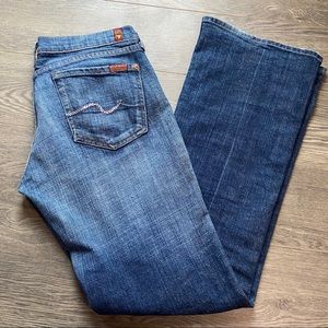 7 for all mankind Pink Crystal Bootcut Jeans